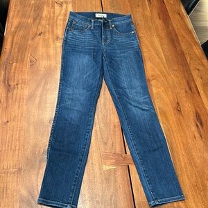 Madewell 10” high rise skinny